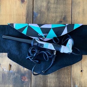 Amika Tourmaline Hair Curler Wand Curling Iron